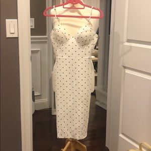 Polka Dot Midi Dress NWT